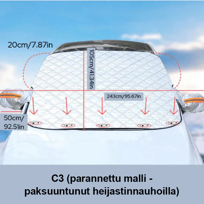 Magneettinen auton lumipeite